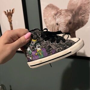 Converse Kids Black and White Joker High-Tops